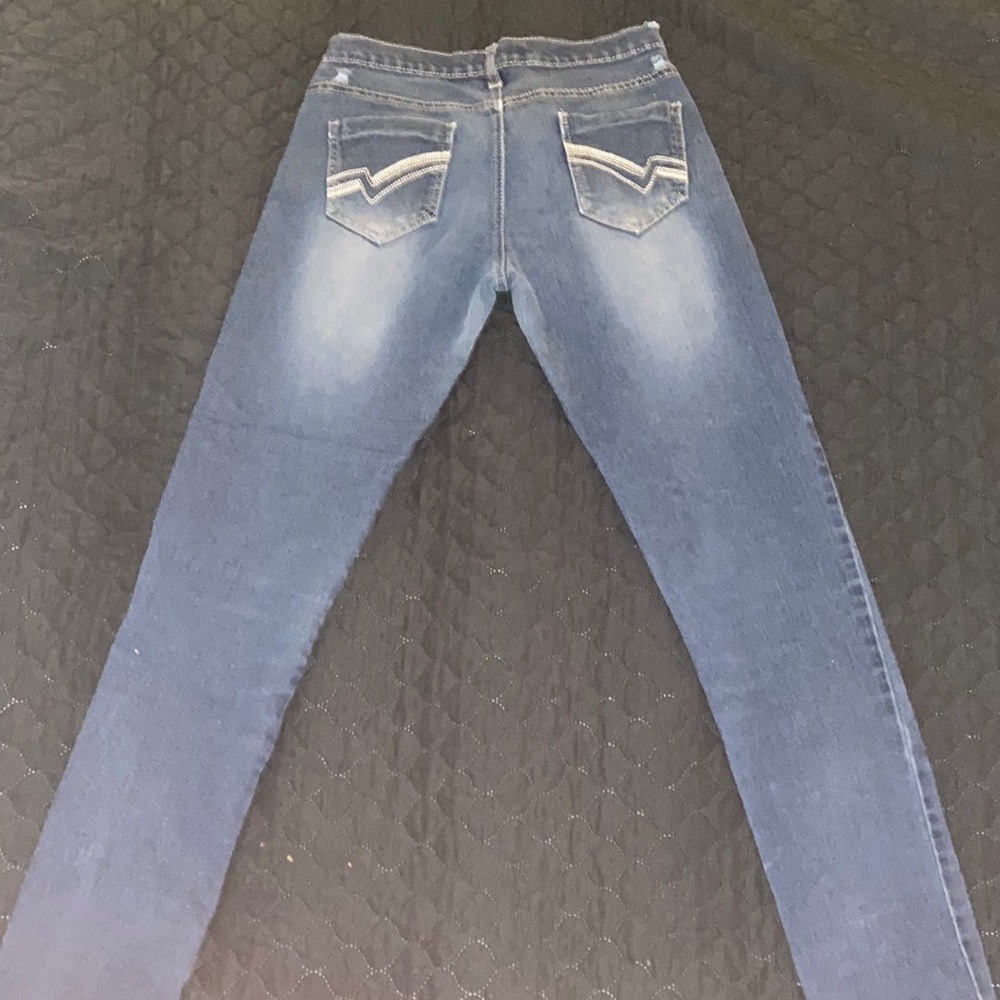 Blue Denim Jeans Size 9/10 From Macys Work only Twice